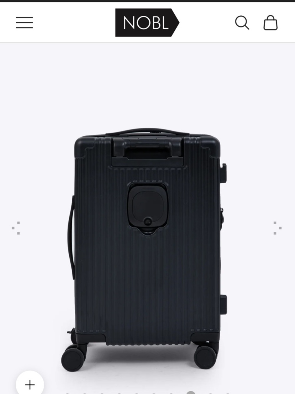 NOBL Expandable Carry-On NWT In Box Jet Black + Dust Cover - Picture 6 of 12